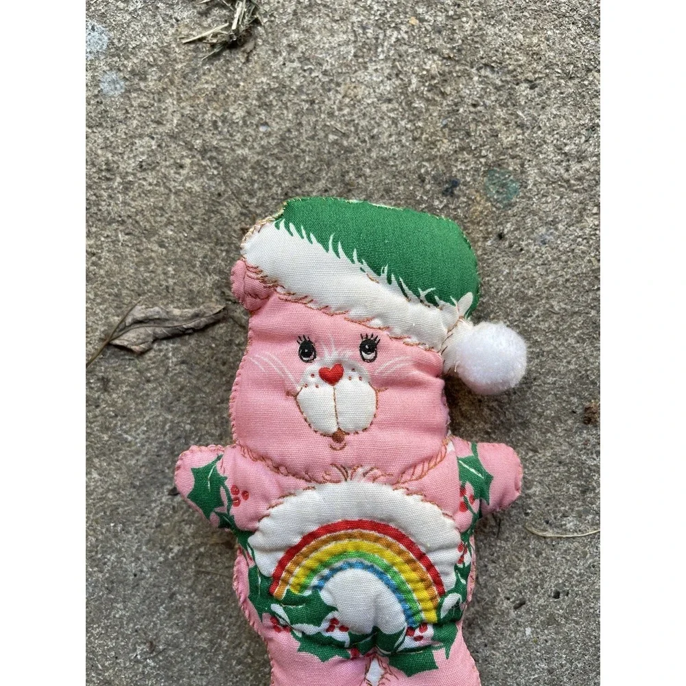 Vintage Cut And Stitch Handcrafted Christmas Carebear